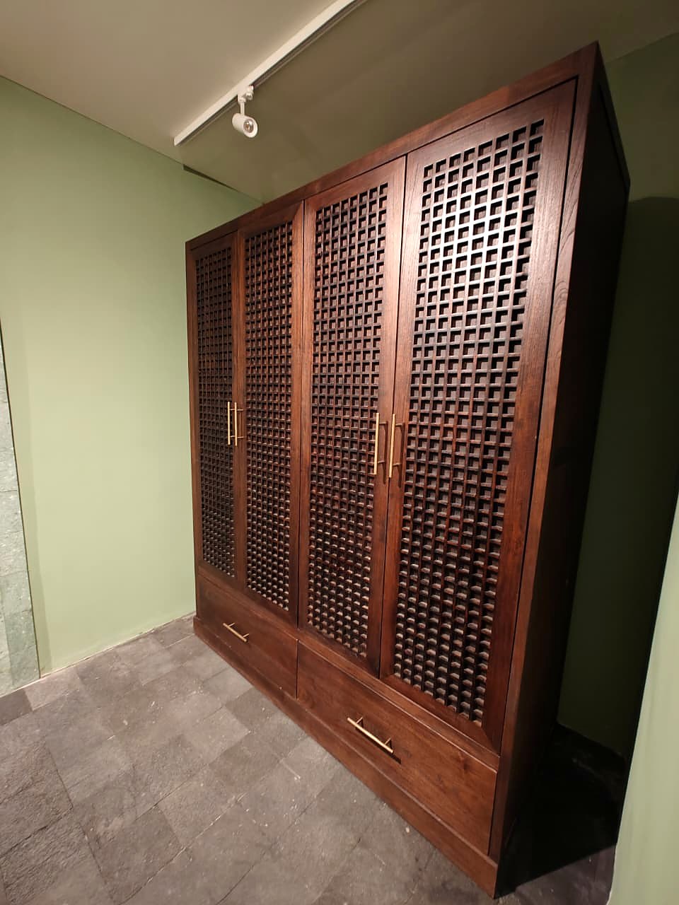 KAYU Bedroom — Warm Teak Interior