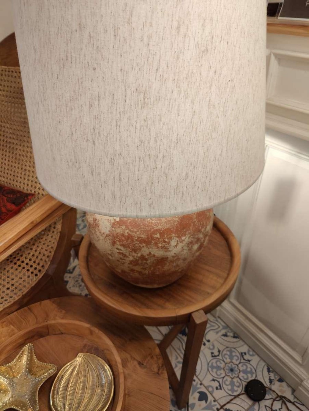 Rattan Cluster Pendants